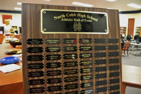 The Athletic Hall of Fame has been a NC tradition for ten years. It recognizes North Cobb alumni with exceptional athletic abilities.