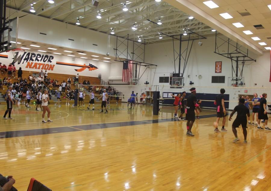 On Monday night, North Cobb hosted their first ever men’s volleyball tournament as a part of homecoming. The turnout was surprisingly high, as most didn’t think a first year event would get that much attention. Fans came out to cheer on their favorite team. 
