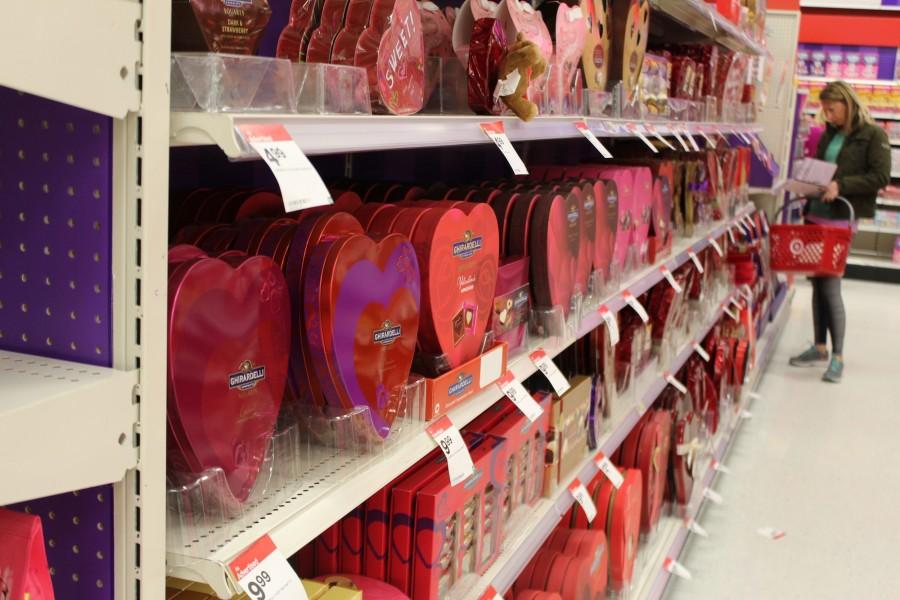 Supermarkets offer Valentine’s Day gifts that allow one to purchase for their significant other.