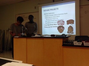 Usman and Sillah plan future projects they hope to accomplish throughout the semester.
