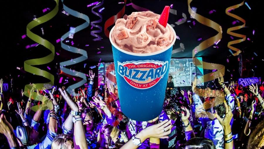 I would create a party based on this blizzard, reviewer Sophia Mackey said of the tasty frozen treat.