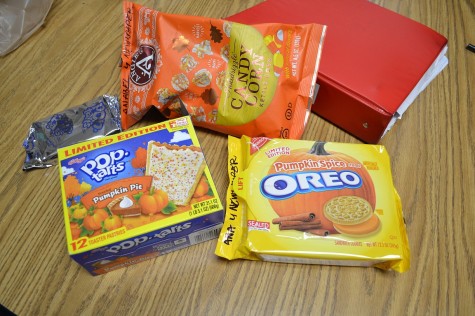 Since the beginning of fall, stores loaded their shelves with several pumpkin spice products as pumpkin spice is the flavor of the season. Pumpkin spice comes in many products such as the shown yogurt,  tray of oreos, and box of poptarts.