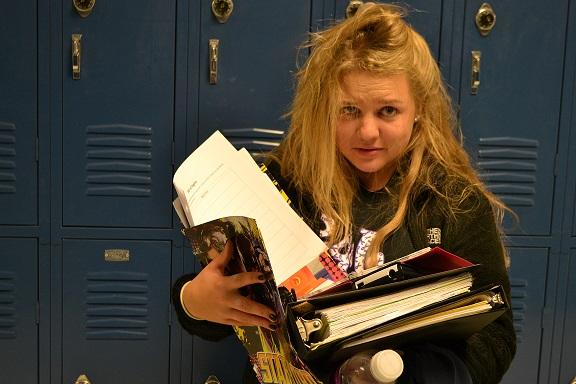 Senior Madison Johnson knows what having a No Good Very Bad Day entails. As a Magnet student and tennis player, she often must juggle assignments and obligations leading to many terrible days. 
