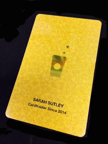 The allure of the exclusive "gold card status"' drives many to purchase their Starbucks drinks far more often.
