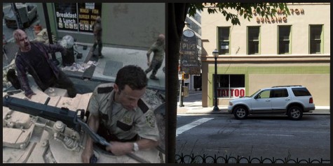 The tank scene location looks totally unrecognizable on the right reality.