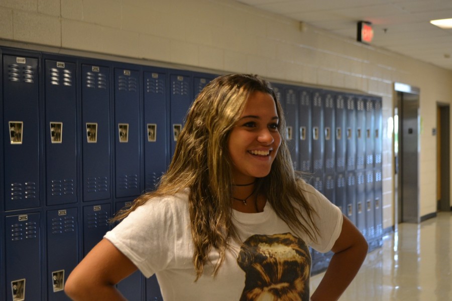 Bruna Lima-Guimaraes, a foreign exchange student from Brazil, enjoys the new experiences she encounters at NC.