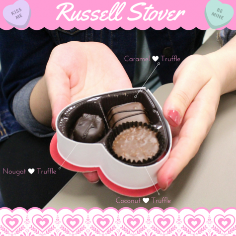 The Russell Stover Chocolate truffle collection comes with three different flavors of chocolate. Options include coconut, nougat, and caramel. 