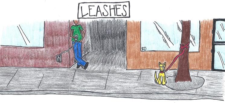 Leashes Political Cartoon