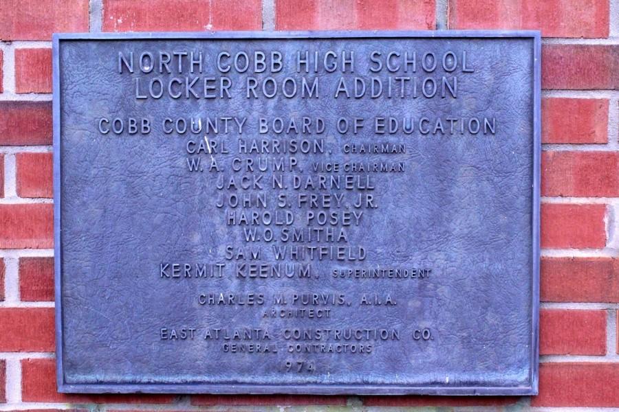 Not much has changed since NC was founded in 1958, except the the addition of the freshman academy and deal building. The plaque above states that this locker room was donated to NC in 1974, and the locker room has not changed since. NC takes immense pride in their old, but progressive school.