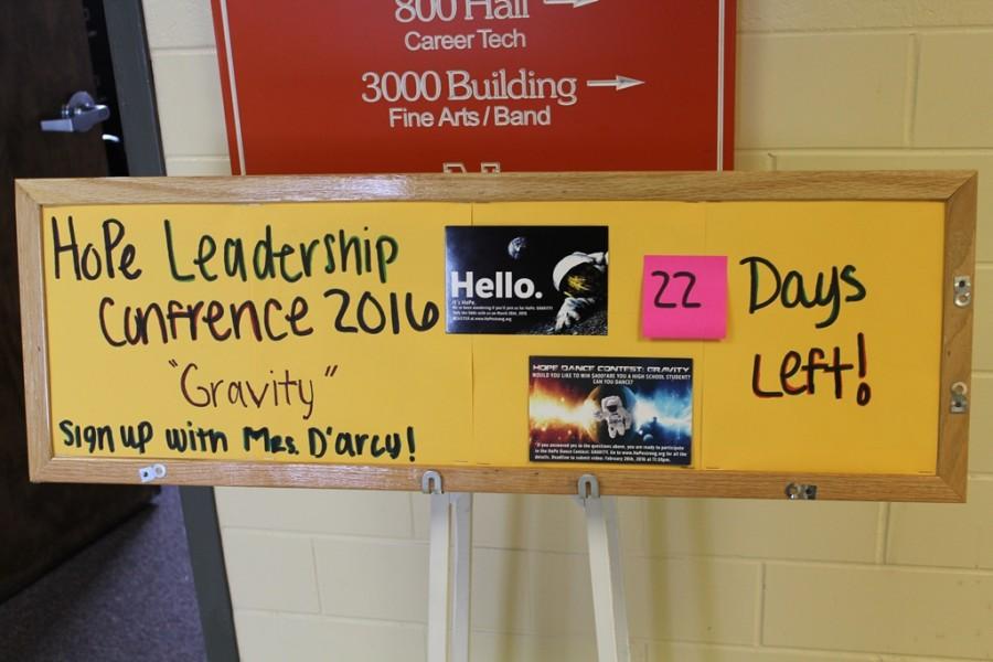 The HoPe Leadership conference stands only 22 days away! If interested students can talk to Ms. D’arcy for more information or to sign up.