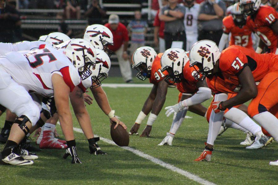 The NC Warriors went head-to-head with the Cherokee Warriors in the first game of the regular football season. Cherokee, who went 4-6 last season, proved a worthy opponent for NC.
