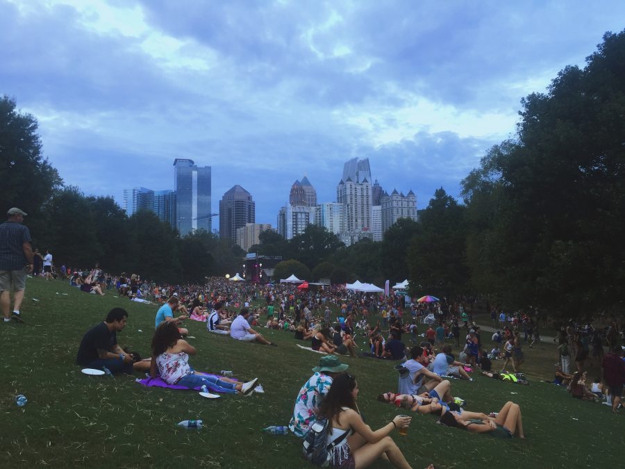 One of the many spectacular views of the city during Music Midtown.