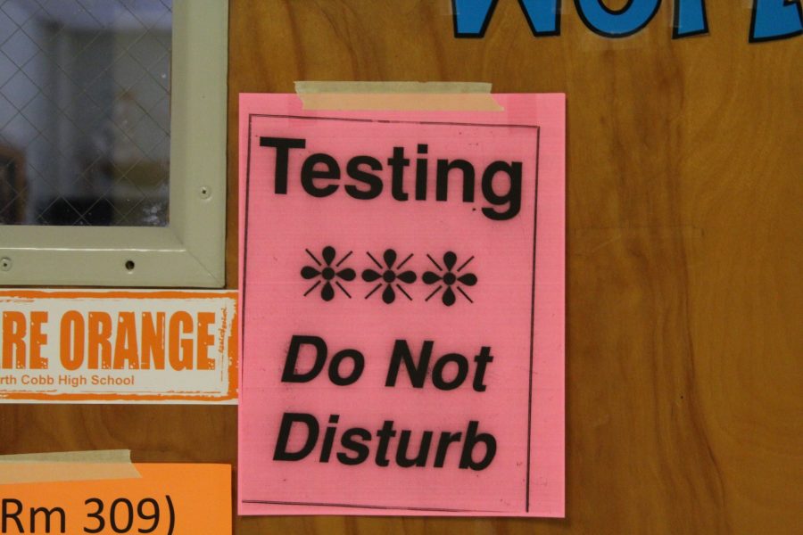 NC turns into a testing haven as underclassmen take the PSAT from 8 a.m. to 12:30 p.m. Students came to school in pajamas ready to face the long test — or for those not taking the test, a long homeroom — that took up most of first and second period.