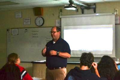 Coach Bettis teaches his AP World History class, relaying his passion for history to his students.