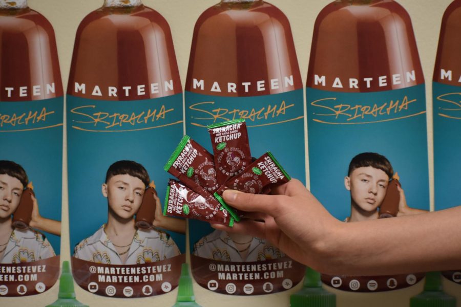 Marteen+falls+flat+as+his+newest+single+%E2%80%9CSriracha%E2%80%9D+does+not+live+up+to+today%E2%80%99s+music+industry+expectations%2C+leaving+only+a+sour+taste+in+listeners%E2%80%99+mouths.+Although+interesting%2C+the+artwork+on+the+clever+posters+leaves+viewers+confused.+The+artist%E2%80%99s+15+minutes+of+fame+comes+off+more+as+15+seconds+of+fame%2C+leaving+listeners+hoping+Marteen+accepts+defeat+and+learns+better+food+puns.