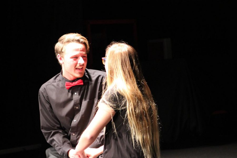 As the acts progressed, senior Jordan Hicks and junior Isabella Keaton’s love story brewed. Their love story comes to an end when they sing a duet and share their true feelings. They close the show with “Only Us” from the broadway musical Dear Evan Hansen. 