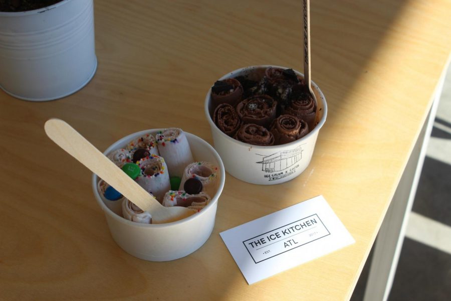 The Ice Kitchen brought an aesthetic and tasty spot to the Kennesaw area, offering sweet rolled ice cream and other refreshing treats.