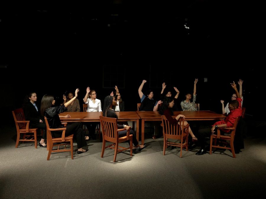 With the end of the production of 12 Angry Jurors, students remain proud of their accomplishments in the show and ability to act in difficult situations. In this play, actors proved to the audience that they could interact with each other well, even continuing the show when an actor caught the flu and could not perform.