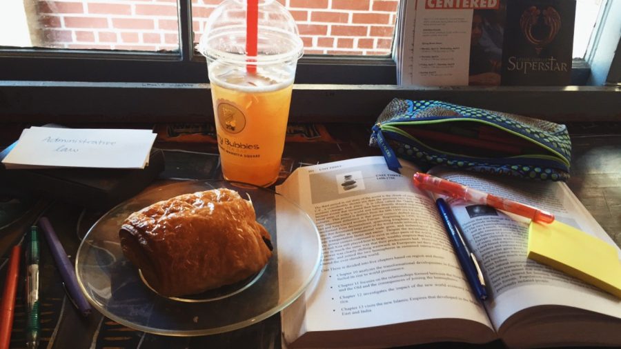 Although productivity seems to dwindle around the end of the year, the atmosphere of a coffee shop always feels full of inspiration and motivation. Luckily, the Kennesaw-Marietta area offers multiple coffee shops for students to write their final essays and study for AP exams.