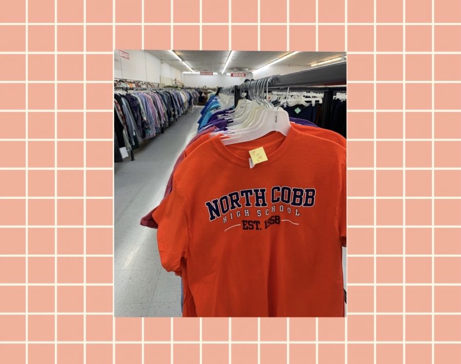 Daily, thrifters stumble upon hidden gems, such as this brand new NC when perusing the aisles of their favorite thrift stores. “Finding clothing for such low prices when thrifting is surreal and always keeps me on my toes,” sophomore Lorenzo Alarcon said.