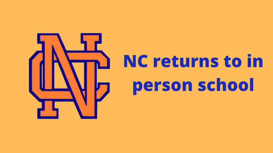 After remaining virtual for the first half of the year, NC returned to the building in November. A number of students returned while others still remain virtual, nervous to join all of the others that come to school everyday. 
