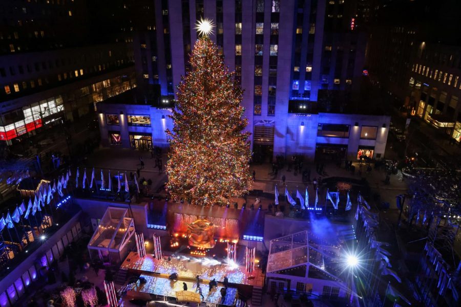 The Rockefeller Christmas tree lighting ceremony took place on December 1, where New York Mayor Bill de Blasio and Chairman Rob Speryer happily pressed the lighting button in front of New York citys residents and others attending the ceremony. The Rockefeller center intrigues people with a big ice skating rink that sits in front of the trees view. The lighting ceremony aired on NBC, available for TV viewers around the world.

