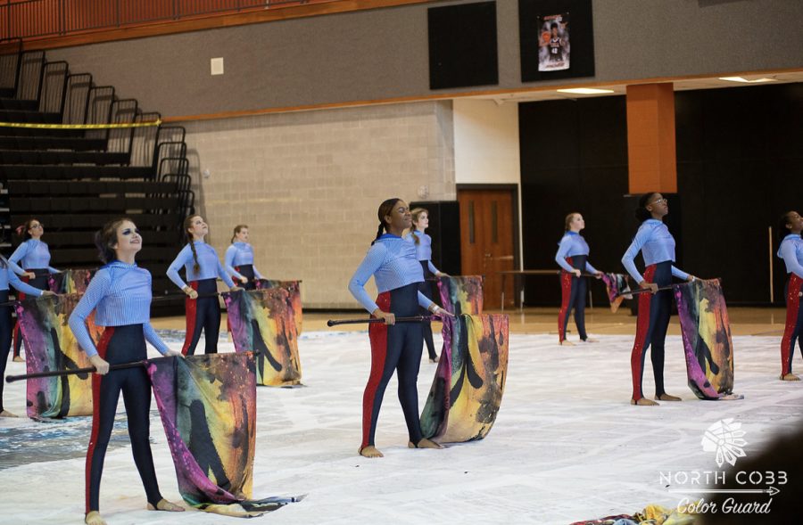 To sustain focus, a core element in all activities, and to perform a show and maintain that balance of concentration and performance can prove difficult. NC’s winter guard team demonstrated this aspect of winter guard last Saturday, by knowing what they do, and also showing it to the audience. 
	“[I’m] looking forward to more fun experiences and great dancing. There is always a struggle in every problem we face but as a team, we are able to make it through and become very good leaders and companions towards each other,” junior Natalie Romero said. 
