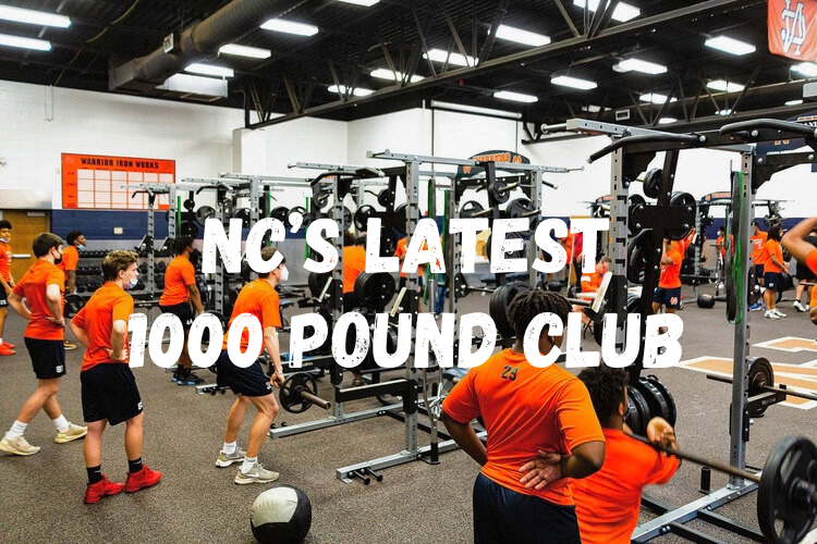 Hitting the 1000 pound milestone stands as a huge milestone for football players in their physical conditioning journey. Being strong and in shape can determine the outcomes of hard-fought games, and remains something the fans do not see. For NC, the road ahead lies challenging, with such a tough 2022 schedule. If players do not possess the strength to compete every Friday night or even become injured, then the team could face serious problems. NC lies in great hands with offensive line and strength training coach Robert Ingram leading the way. 