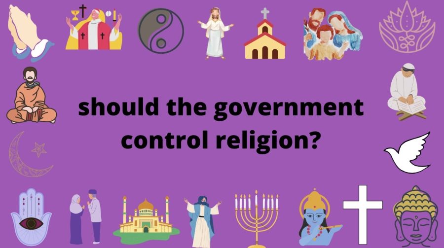 The government controls aspects of citizens everyday life, telling people the rules of the world. The question of the government controlling religion pops into the heads of several people. It may seem creating a common religion would make one thing in life easier; however, it would only cause unrestorable damage, leaving citizens feeling violated and hurt by not practicing their religion. 
