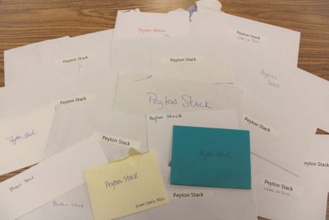 Seniors received their senior letters today. The letters reminisce on the ups and down the past 4 years had to offer leading up to their graduation. Classmates wrote the letters for each other as a farewell to their high school lives. Heartfelt and tear jerking, the letters prepare the seniors for their last day of school on May 13th. 