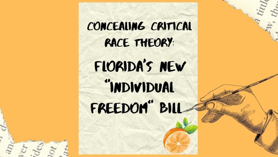 As+of+April+22%2C++Governor+Ron+DeSantis+signed+the+anti-critical+race+theory+bill+in+Florida.+Formerly+known+as+the+Individual+Freedom+bill%2C+this+legislation+prohibits+the+teaching+of+critical+race+theory+within+Florida+schools.+The+Florida+Department+of+Education+took+extreme+measures+to+ban+math+books+reportedly+containing+race-related+content.