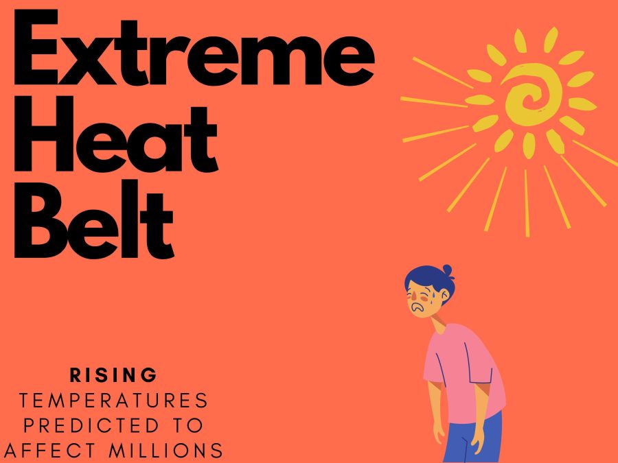 The+US%E2%80%99s+Extreme+Heat+Belt+predicts+millions+of+Americans+will+suffer+dangerous+heat+waves+in+the+following+years+due+to+climate+change+and+global+warming.+The+atmosphere%E2%80%99s+temperature+continues+to+rise+while+scientists+search+for+solutions+to+slow+down+the+increasing+temperatures.+The+extreme+heat+belt+could+impact+over+107+million+Americans+prior+to+2053%2C+reaching+temperatures+over+125+degrees+Fahrenheit.+