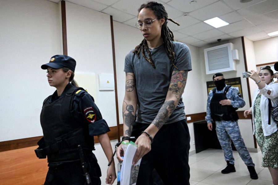With intentions to attend the Phoenix Mercury as starting center, Russian officials arrested Brittney Griner at the airport after trying to smuggle drugs across Russia’s airport in Moscow. Griner held 0.7 ounces of marijuana with no regard for following Russias drug laws. Griner currently battles her case in Russia to receive justice and come back home to play basketball again.