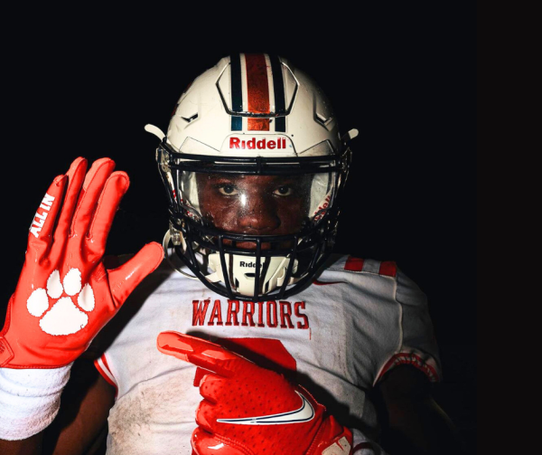 NC senior running back David Eziomume (2) has undoubtedly left his mark on the Warrior Nation. As the four-star Clemson commit prepares for the 2023 state playoffs, his future head coach Dabo Swinney sets the table for the future Tiger. After an unprecedented breakout senior season, Eziomume leaves his mark on Warrior football and moves on to his next chapter. 