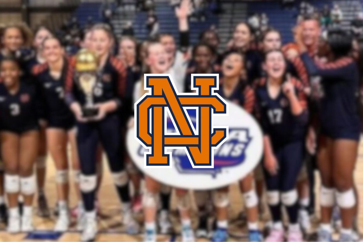 After+decades+of+volleyball+seasons%2C+NC+has+failed+to+see+a+team+quite+like+this+years+varsity+volleyball+team+%2842-9%29.+This+year%2C+the+Lady+Warriors+won+a+state+title+and+built+a+family+inside+of+their+sport.+As+the+student+body+attended+every+game+and+matched+the+dress+theme+to+cheer+on+their+Lady+Warriors%2C+the+team+received+support+from+all+of+NCs+students.
