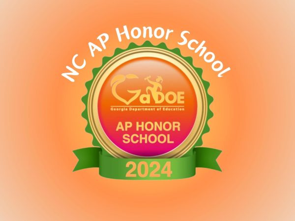 February 28, the Georgia Department of Education announced the 2024 AP Honors school lists, including 16 traditional high schools throughout Cobb County. NC received the honor award because of the rigorous AP courses students currently take and succeed in. Additionally, NC received honors for multiple categories including the AP STEM Achievement honor and the AP Humanities Achievement honor. 