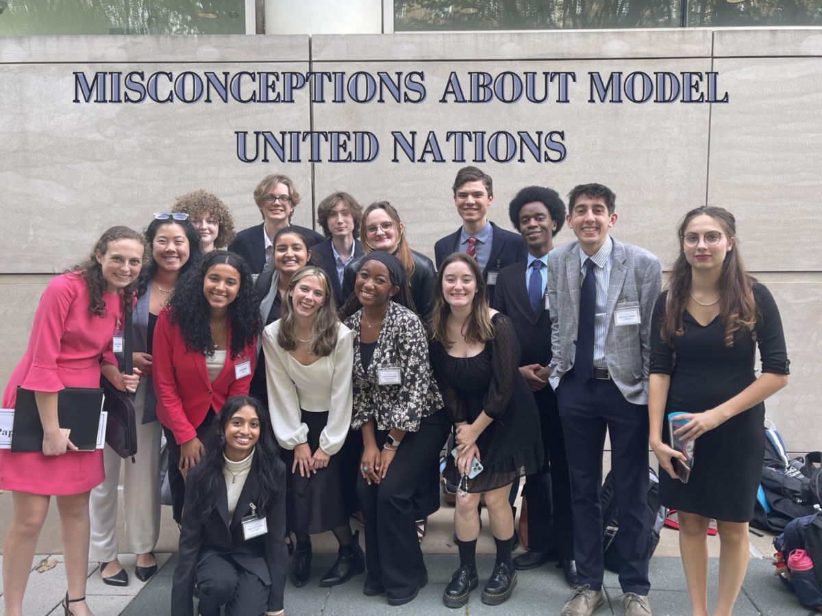 Considering how frequently the infamous Model United Nations (MUN) club appears in the media, the organization tends to come off as individualistic, rigid and potentially restricting to certain students. Despite the stereotyped exterior placed upon MUN, there lie several sweet spots about the club that deserve acknowledgment. From the social aspect to the space it provides to create life-long friendships, MUN presents a unique, safe space and should pique the interest of any student.


