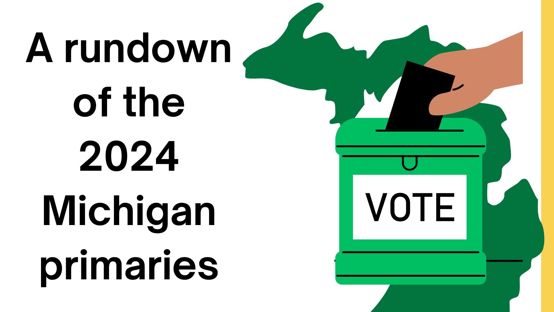 A rundown of the 2024 Michigan presidential primary The Chant