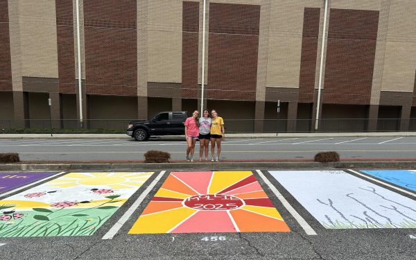 As the class of 2025 excitedly entered their senior season, NC’s Parent Teacher Student Association (PTSA) presented a thrilling way to raise money and provide sweet memories for the students. Through the recent fundraiser, NC seniors purchased a parking spot to paint any design their heart desired. With the money raised from the event, the PTSA plans to provide various scholarships for students throughout the year.