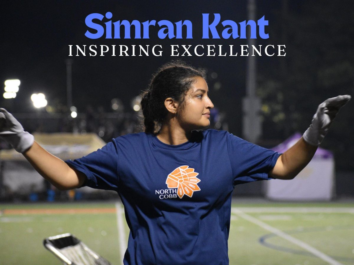 Simran Kant, well known for her role as NC marching band drum major and vice president of the Magnet Ambassadors program, continues inspiring excellence through her uplifting spirit and charismatic leadership. Consistently seen delivering a pep talk to the band before a game or rallying her peers in Eco Warriors, Kant embodies the NC mission statement and inspires all students. A leader in and out of school, Kant finds herself showing her ambition around NC and beyond.
