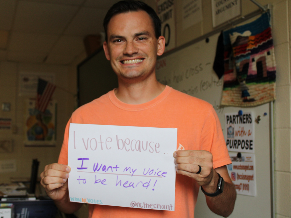 New Advanced Placement (AP) World History teacher John Mitchell recognizes that the right to vote does not always come as a guarantee in every society. Through his experience as a teacher, father and active participant in civic activities, he hopes to inspire his students who may not understand the importance of voting to register once they reach 18. “I vote because I feel like it's the best way for me to get my voice heard. Clearly, as a teacher we may go through greater measures than most do in terms of research of who we vote for; what’s great about voting for me is that I believe it's my way of deciding what is best for the future,” Mitchell said. 