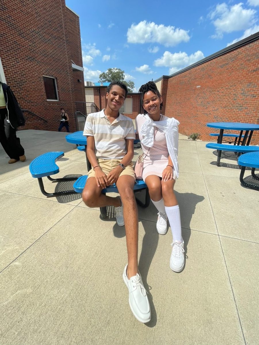 Senior class Vice President Kayden Williams and magnet senior Vanessa Williams showcased their preppy side for Country vs Country Club Day. 