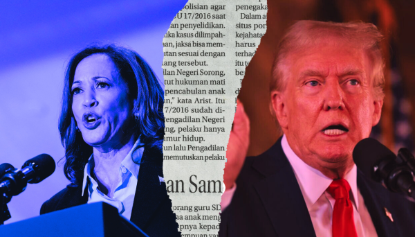 Two sides of the same podium: Kamala Harris and Donald Trump’s history and policies