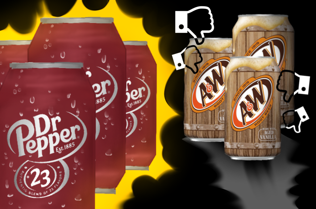 People should prefer Dr. Pepper over Root Beer due to Dr. Pepper’s unique combination of 23 flavors. Dr. Pepper serves as the perfect soda for any occasion. In contrast, root beer remains a bland and unsatisfying drink, showing that Dr. Pepper should hold the title of number one soda in the U.S.
