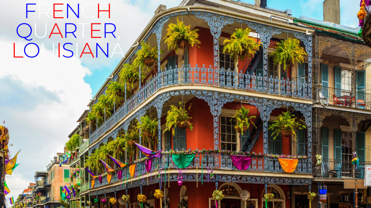 Originally a French colony, New Orleans’ French Quarter takes pride in its Creole style, incorporating both French and West African styles to develop one-of-a-kind structures attracting millions of artists yearly. 